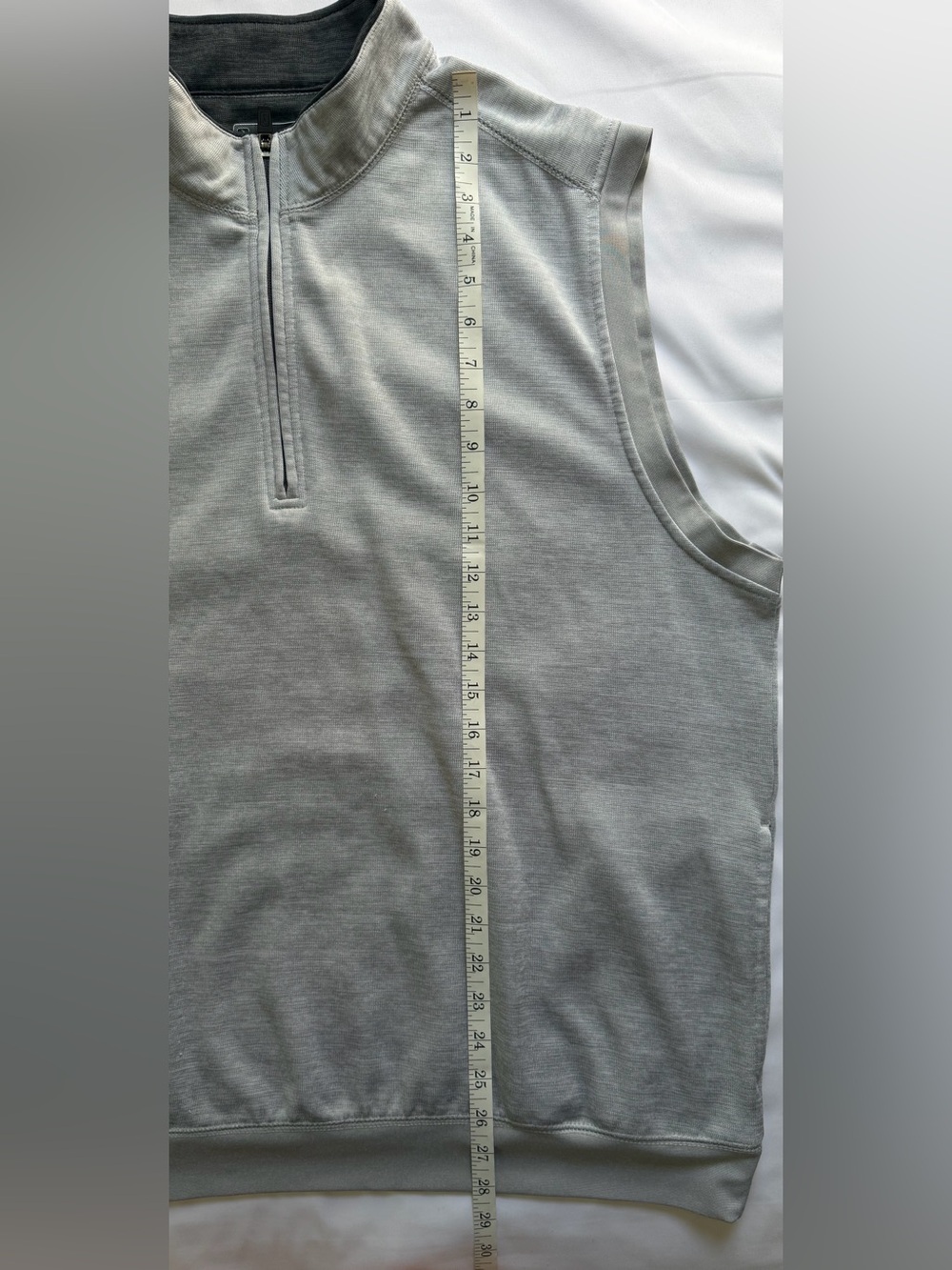 PGA Tour Pullover Vest Mens XL Quarter Zip Golf Sleeveless Pocket Performance - Picture 11 of 11